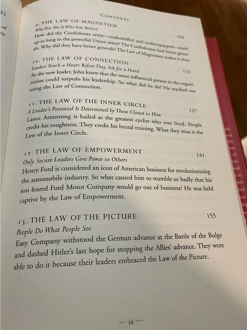 The 21 Irrefutable Laws Of Leadership by John C Maxwell